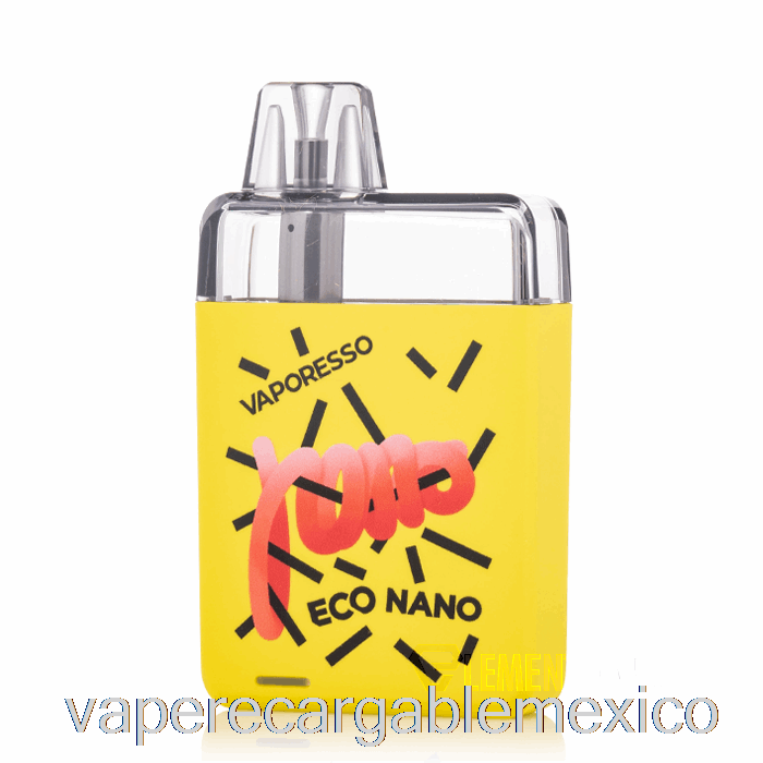 Vape Recargable Vaporesso Eco Nano Pod System Verano Amarillo